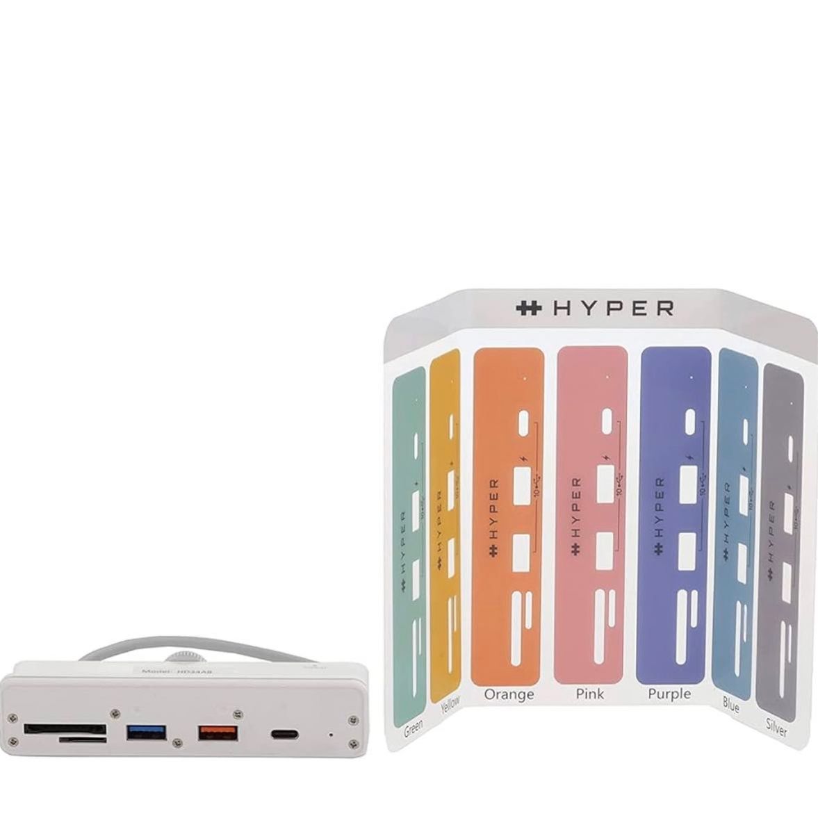 HyperDrive 6-in-1 imac 24インチ専用 ハブ USB-C 拡張 クランプハブ HP-HD34A8