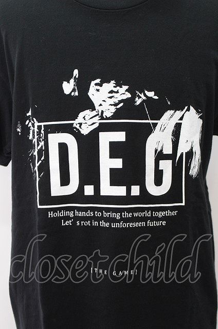 【SALE】Deadly Claris Tシャツ.This Way to Self-Destruction /ブラック/ O-22-08-11-010-ET-ts-YM-ZT472_画像2