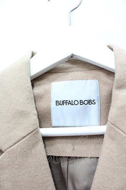 【SALE】BUFFALO BOBS コート.MONTAIGNE(モンテーニュ)ウールメルトンチェスター /キャメル/1-2 O-21-10-13-030-BU-ou-YM-ZT-M118_画像3