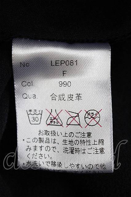 【SALE】LEGENDA スカート.FAKE LEATHER /ブラック/F T-21-07-15-031-LE-pa-KN-ZT187_画像4