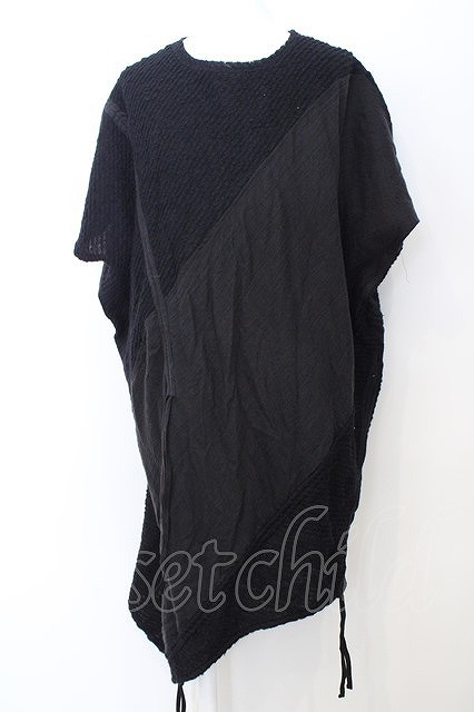 【SALE】A.F ARTEFACT ワンピース.FEMME GATHER OVERSIZED ONEPIECE /ブラック/1 O-23-04-24-020-A.-to-YM-ZT69_画像1