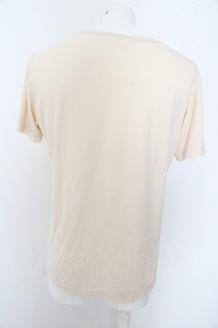 【SALE】en（清春） Tシャツ.FLAG /ベージュ/ O-23-06-12-024-EN-ts-YM-ZT228_画像4