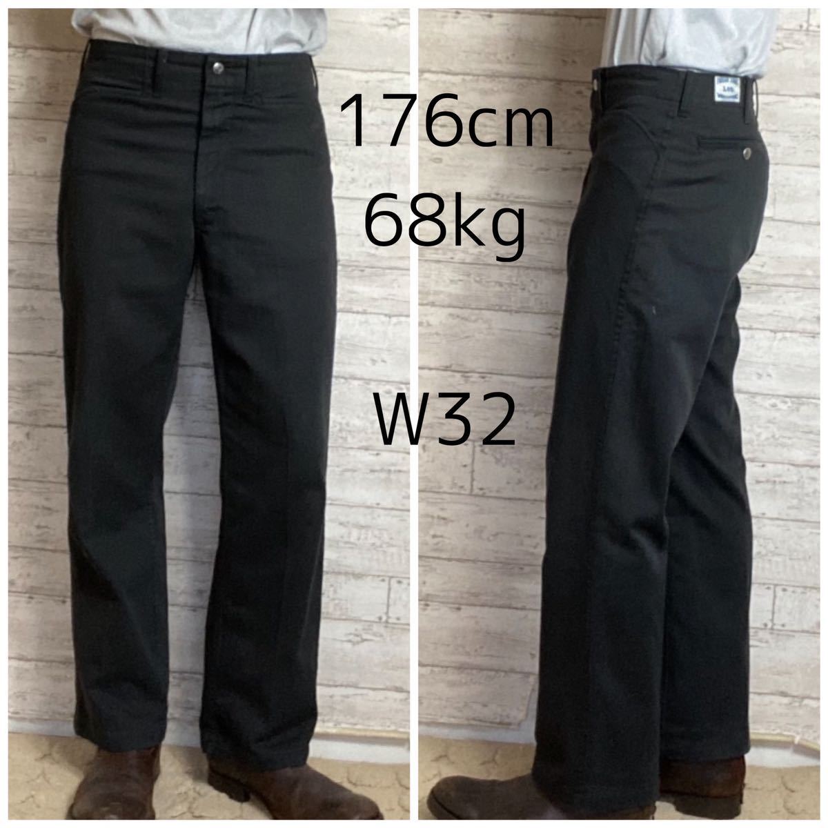 70's Lee フリスコジーンズ W32 USA製 ヴィンテージ ブラック 70's Lee フリスコジーンズ W32 USA製 ヴィンテージ ブラック