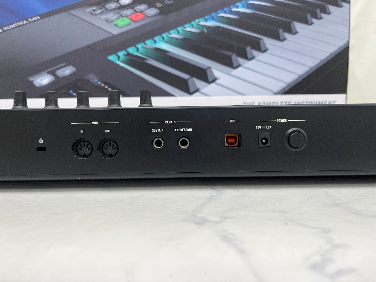 Y0677　現状品　楽器・機材　MIDIキーボード　Native Instruments　KOMPLETE KONTROL S49_画像6