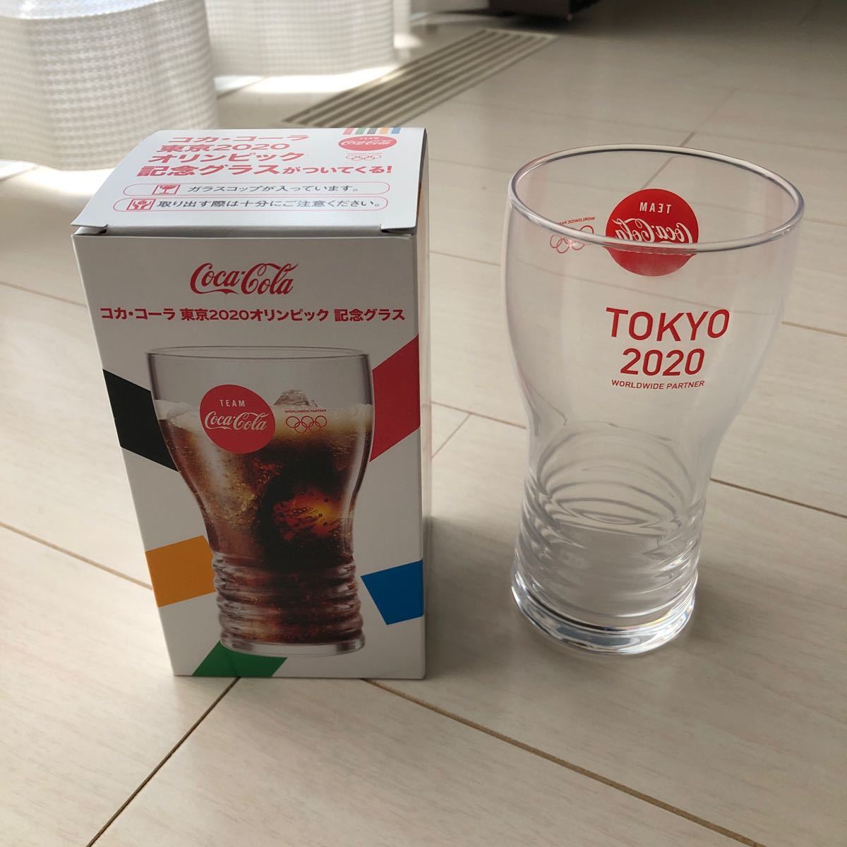 コカ コーラ 東京オリンピック記念グラス Coca-Cola グラス _画像1
