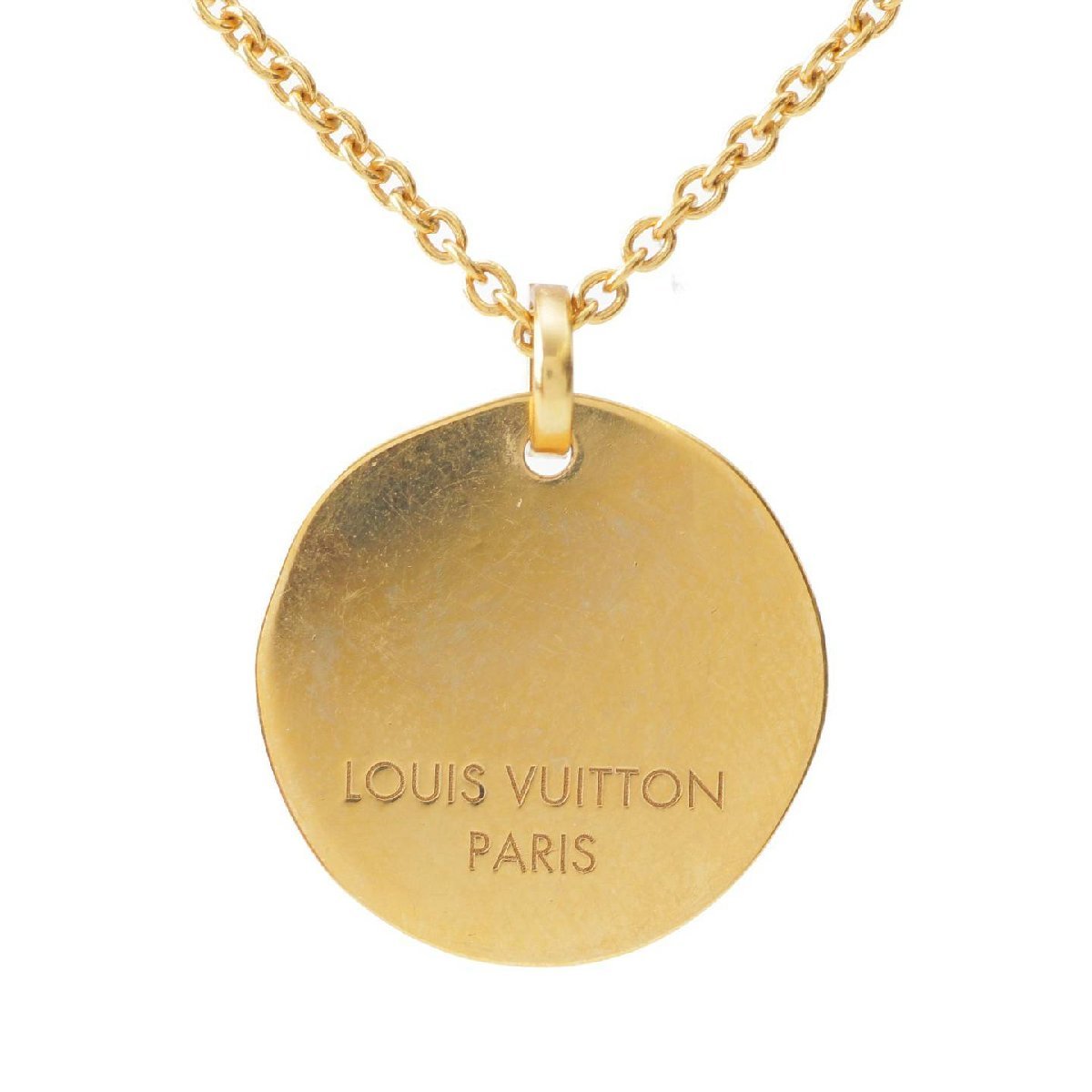【ルイヴィトン】Louis Vuitton　コリエ・ルイ インザスカイ ドッグ ネックレス M66931 ゴールド 【中古】【正規品保証】198870_画像2