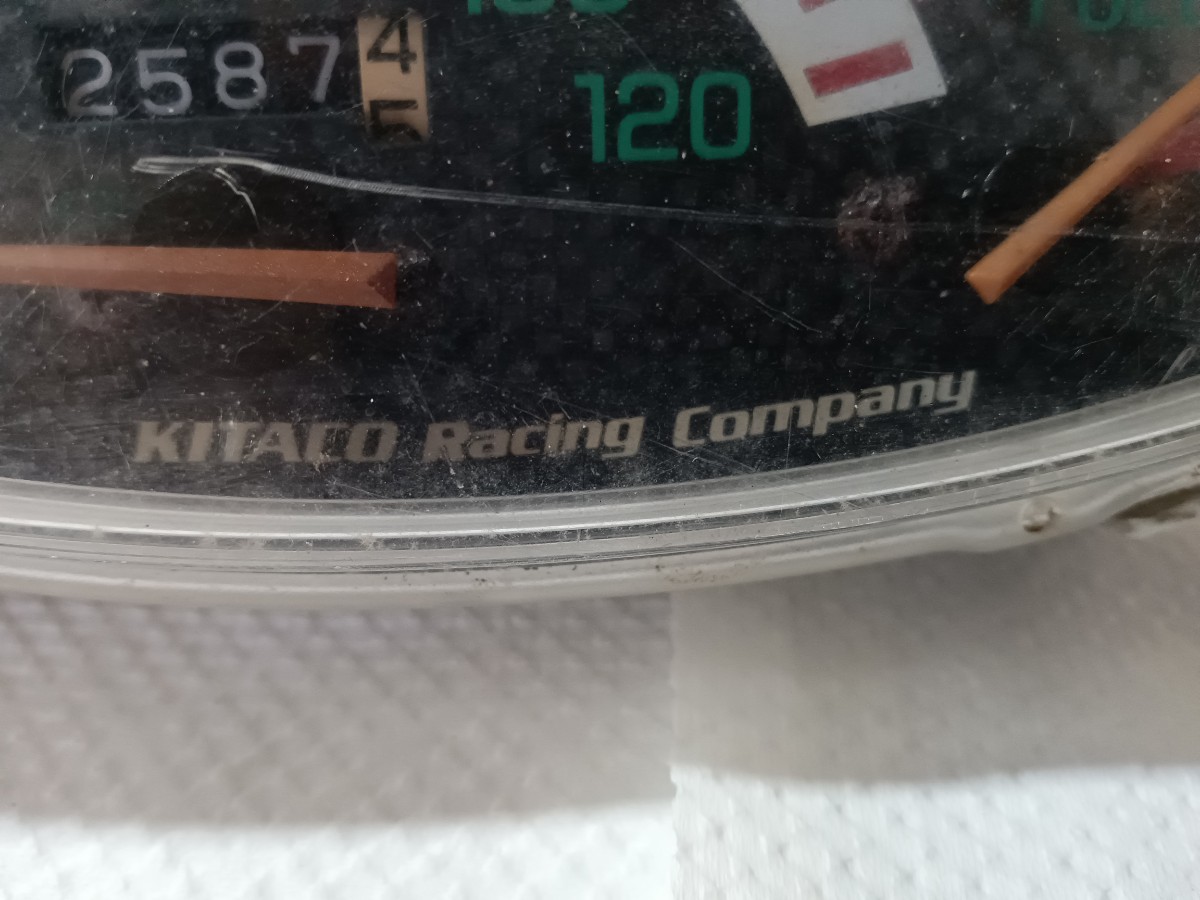 AF35ライブディオ キタコ社外スピードメーター　ZX　スピードメーター針動きあり_画像2