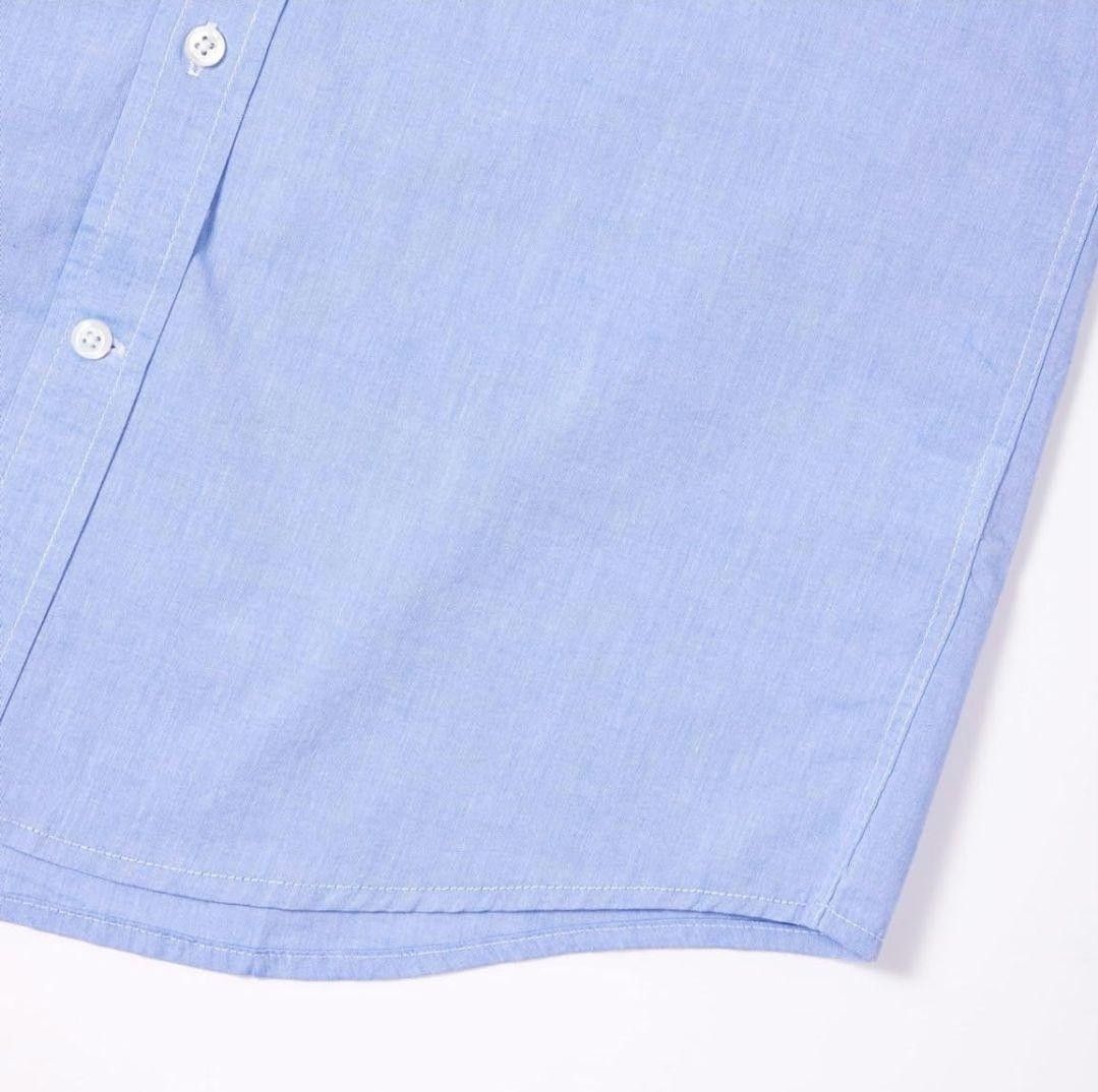 [Amazon Essentials] ポプリンシャツ スリムフィット 長袖 メンズ Yシャツ 襟つきシャツ Sサイズ