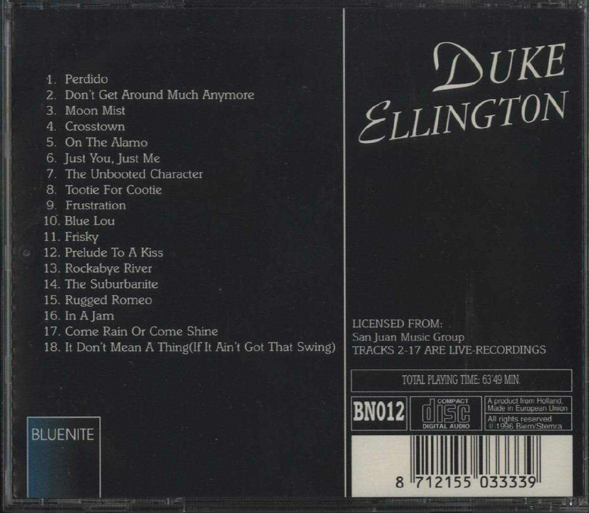 CD/ DUKE ELLINGTON / MR. ELLINGTON / デューク・エリントン / 輸入盤 BN012 40128M_画像2