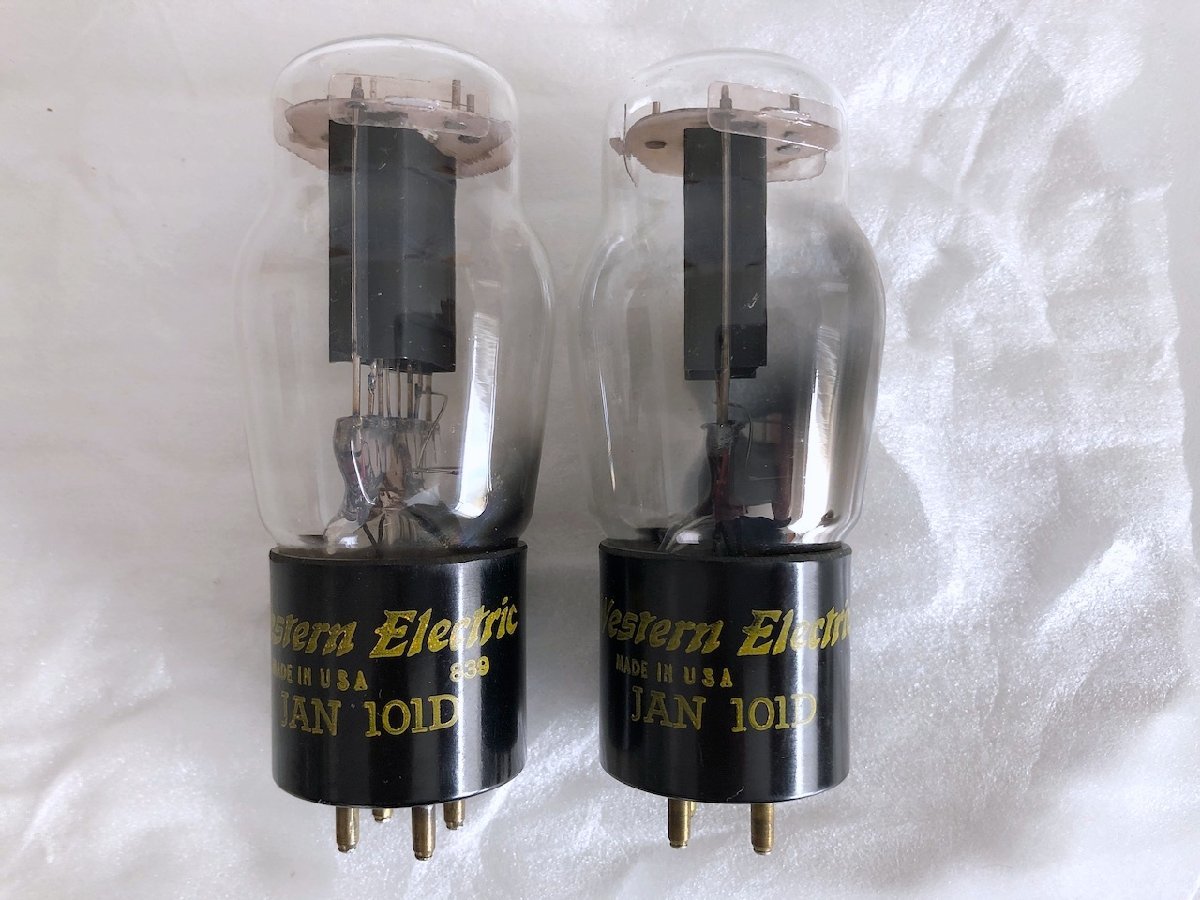 真空管 WESTERN ELECTRIC JAN-101D シリアル839/不明 2本 現状品_画像2