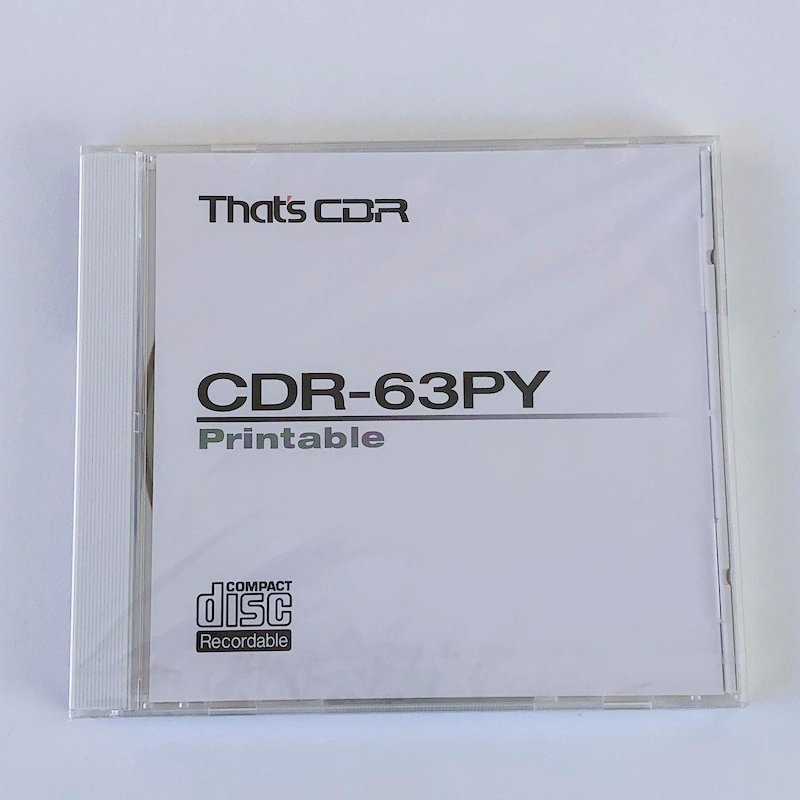 【未開封】CD-R THAT'S CD-R CDR-63PY 63分 太陽誘電株式会社 (11)_画像1