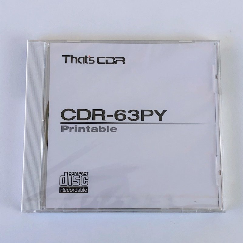 【未開封】CD-R THAT'S CD-R CDR-63PY 63分 太陽誘電株式会社 (5)_画像1