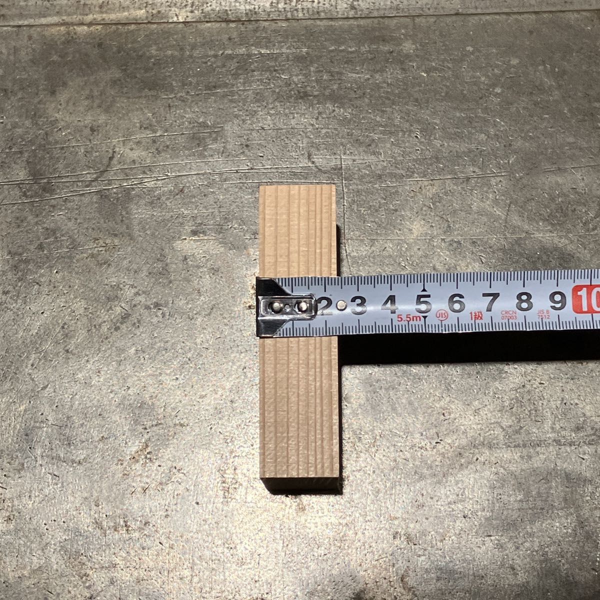 木材端材　国産杉　無垢材　5×10cm　長方形　木工DIYや工作に