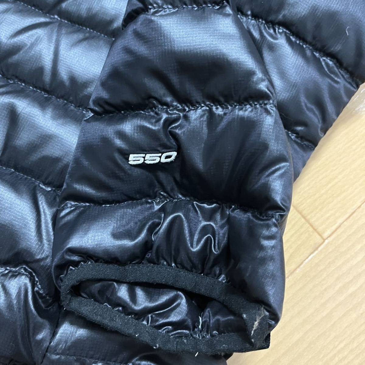 ノースフェイス ダウンジャケット L ブラック　海外モデル　THE NORTH FACE ナイロン 新品同様_画像3