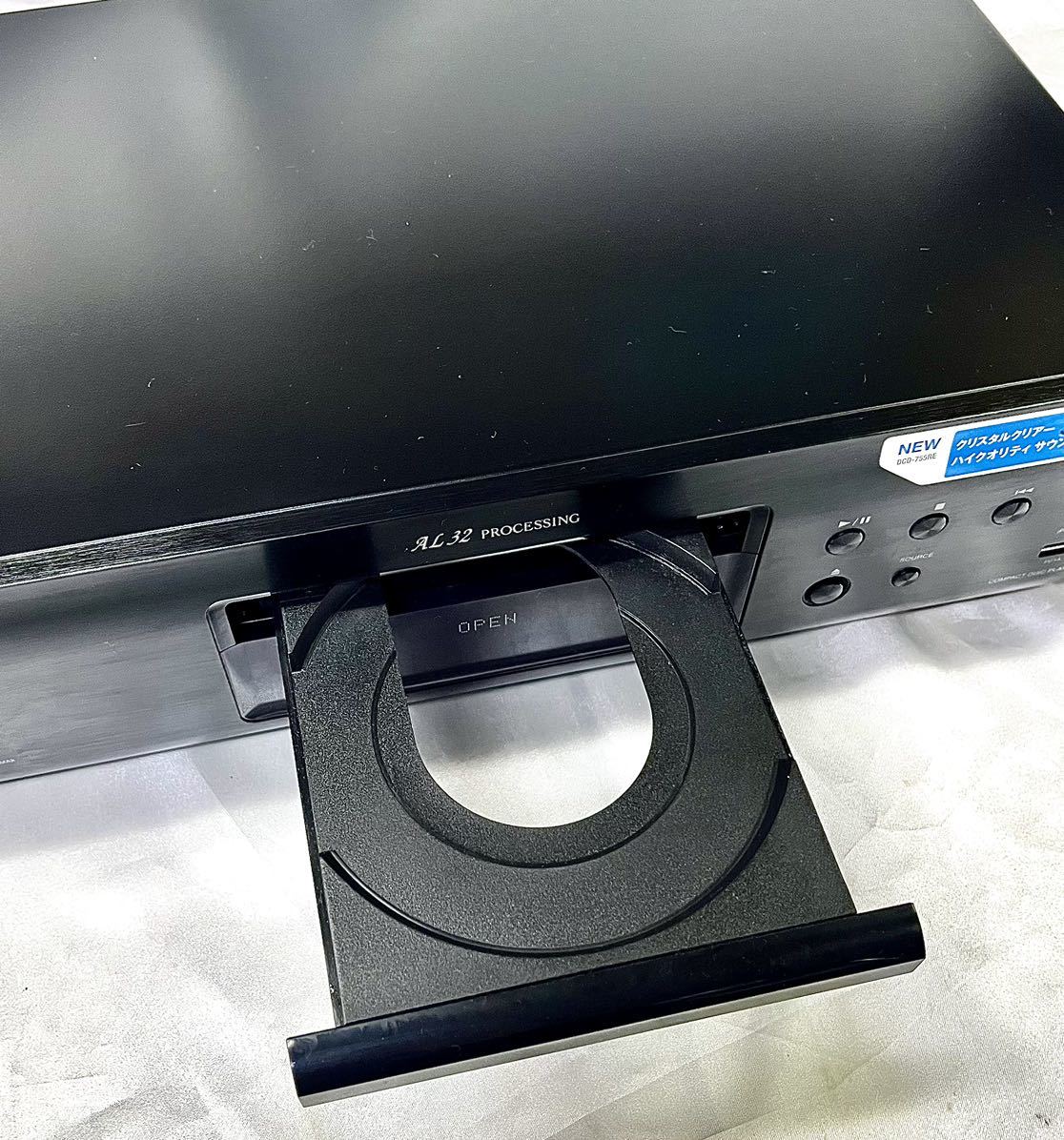 【美品・動作OK】DENON デノン DCD-755RE CDプレーヤー リモコン付属 2012年製_画像5