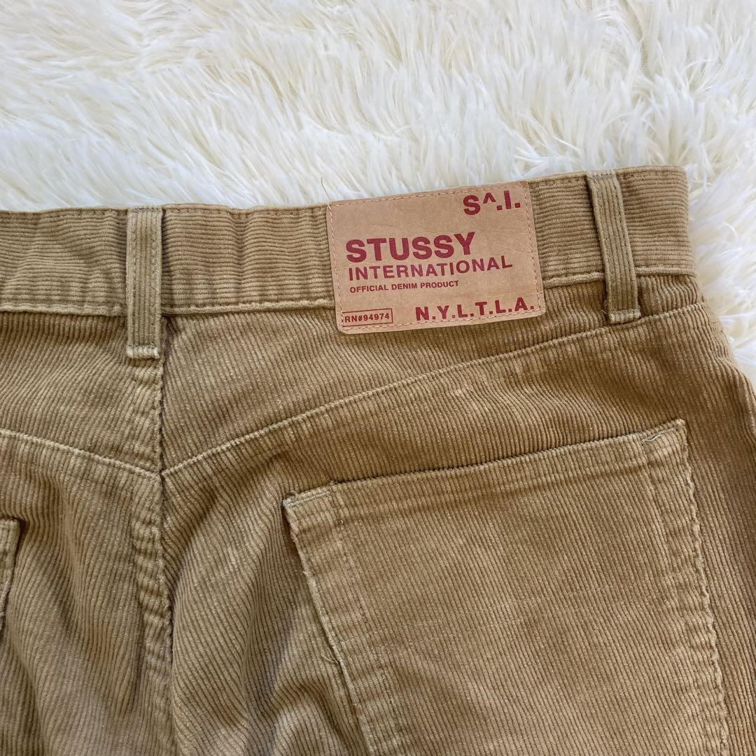 old stussy コーデュロイパンツ　90s USA製　紺タグ