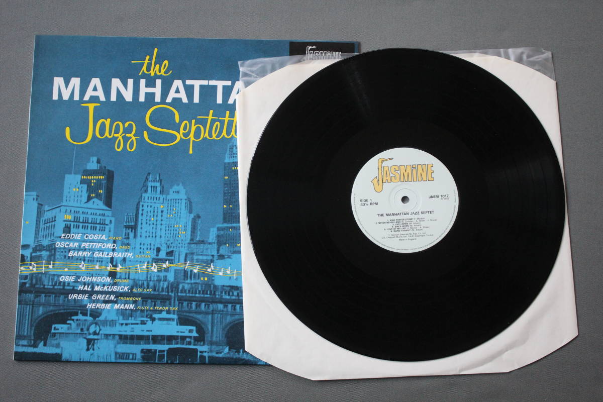 【J-148】 (美盤) LP / UK盤 / オスカー・ぺティフォード / the manhattan jazz septette / JASM1017_画像2