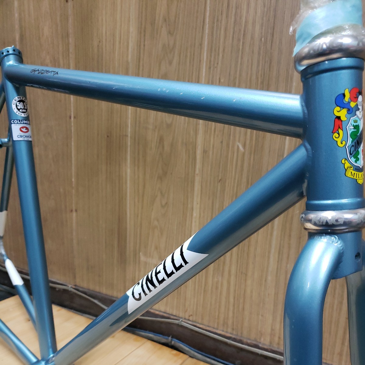 送料込み 美品 Cinelli チネリGAZZETTA ガゼッタ フレーム 送料込み 美品 Cinelli チネリGAZZETTA ガゼッタ フレーム