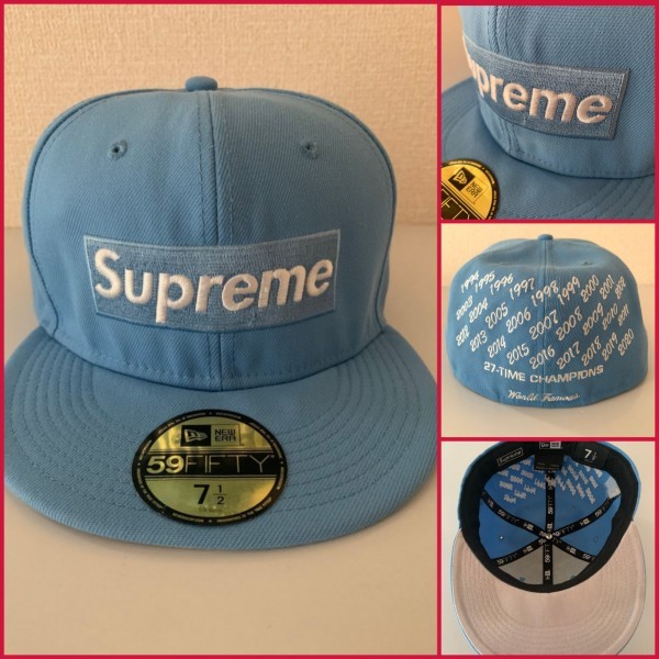 野球帽 Supreme Champions Box Logo New Era Cap