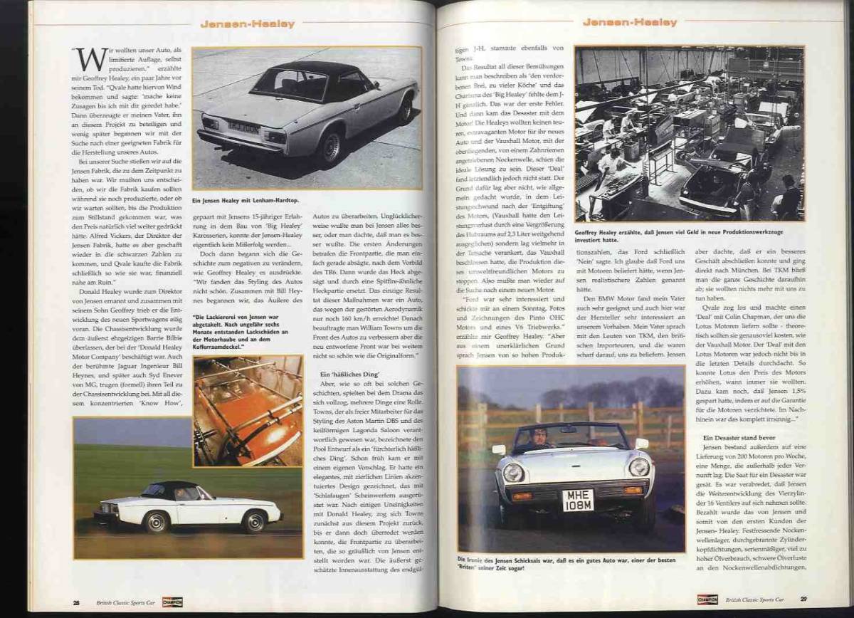 【d1122】96.7 British Classic Sports Car Magazine №7／ジェンセンヒーレー、トライアンフTR3Sルマン・レプリカ、ERAミニターボ、..._画像4