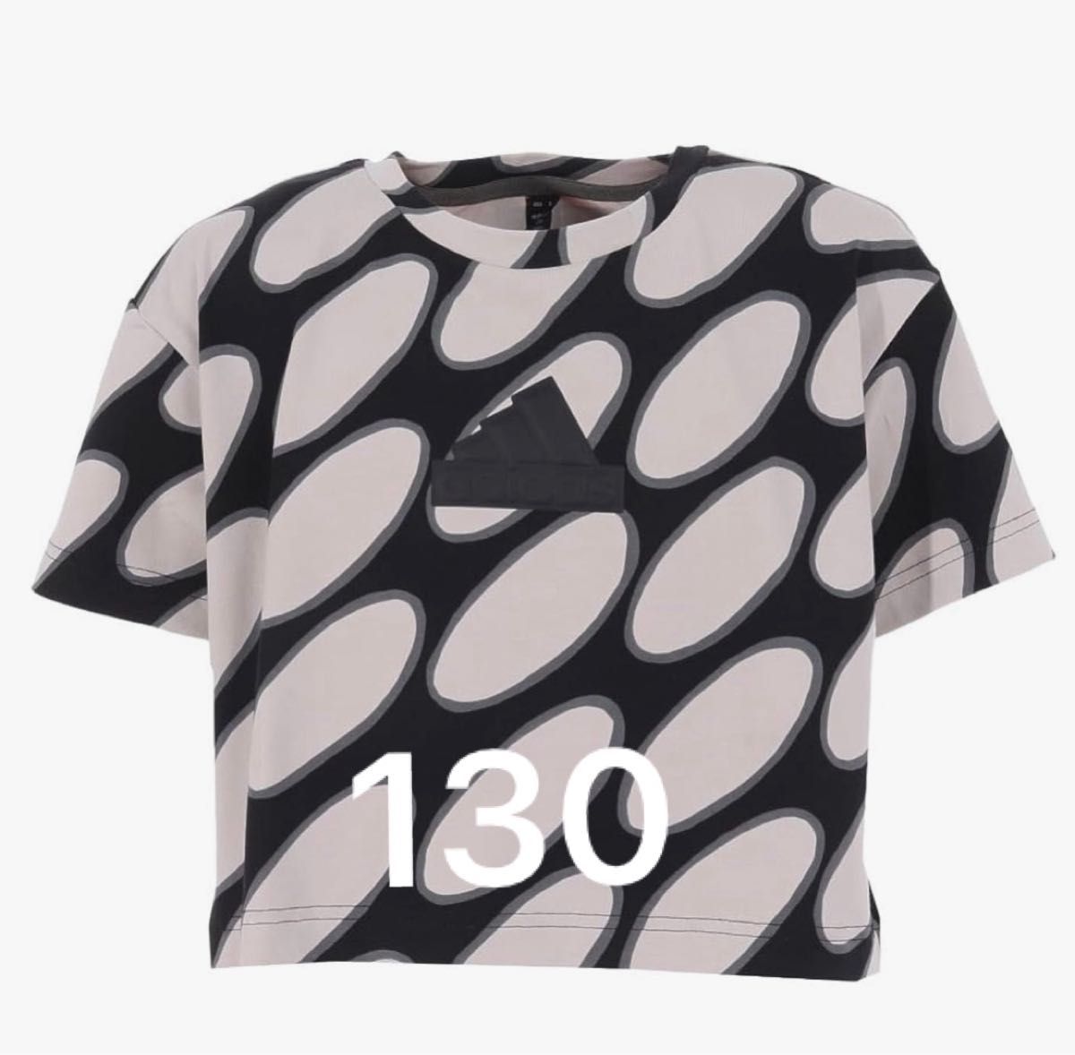 アディダス 半袖 Tシャツ マリメッコ 総柄プリント 130   グレーシックス 