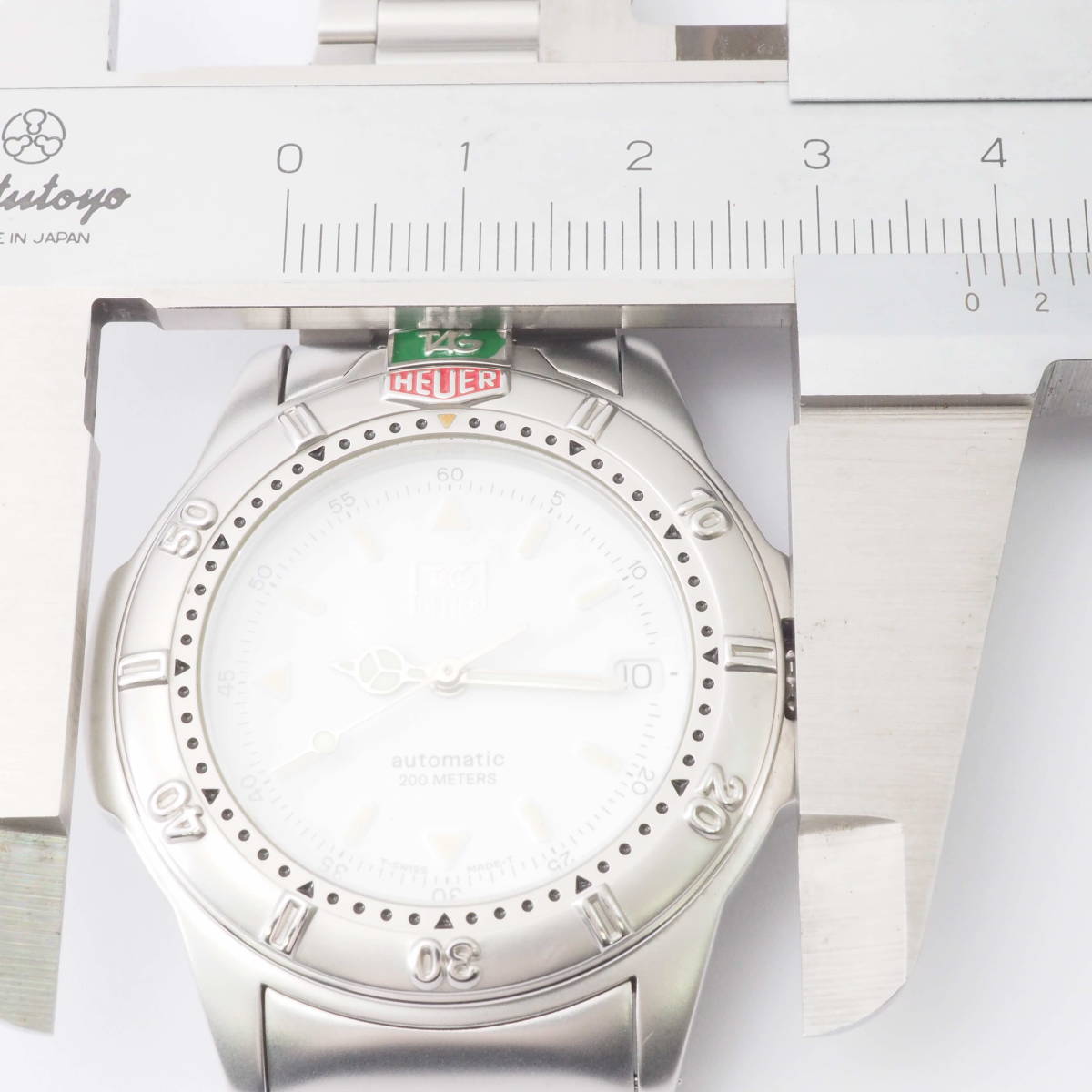 タグ・ホイヤー 4000シリーズ 699.706KA 2.94 TAG HEUER 200M automatic 25石 デイト SS 自動巻 白文字盤 メンズ 腕時計[D70978-BD7_画像5