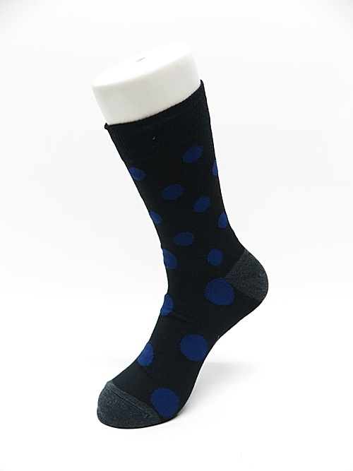 SALE20%OFF/Ground Y?グラウンドワイ/Cotton Crayonhouse Dot socks/BLU