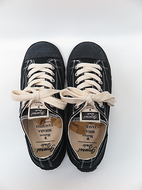 SALE30%OFF/Maison MIHARA YASUHIRO・メゾン ミハラヤスヒロ/PAST SOLE CANVAS LOW TOP SNEAKER/BLK/BLK・40_画像5