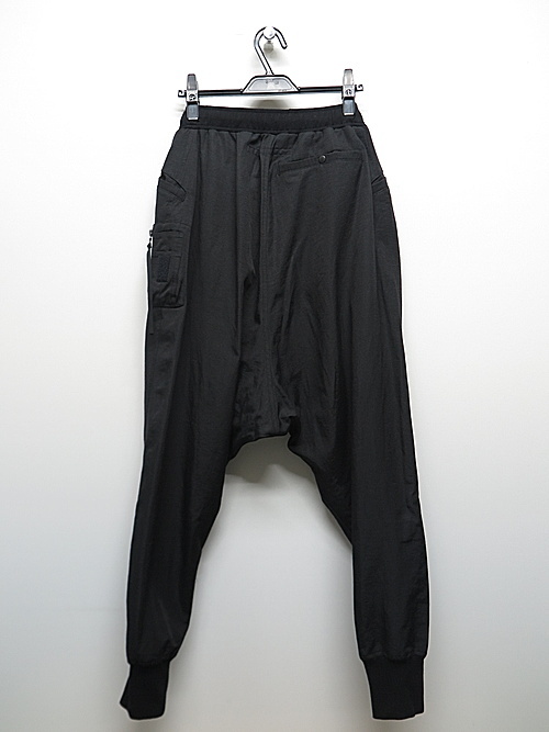 SALE35%OFF/JULIUS・ユリウス/NYLON/COTTON GROSGRAIN TROUSERS/BLACK・2の画像9