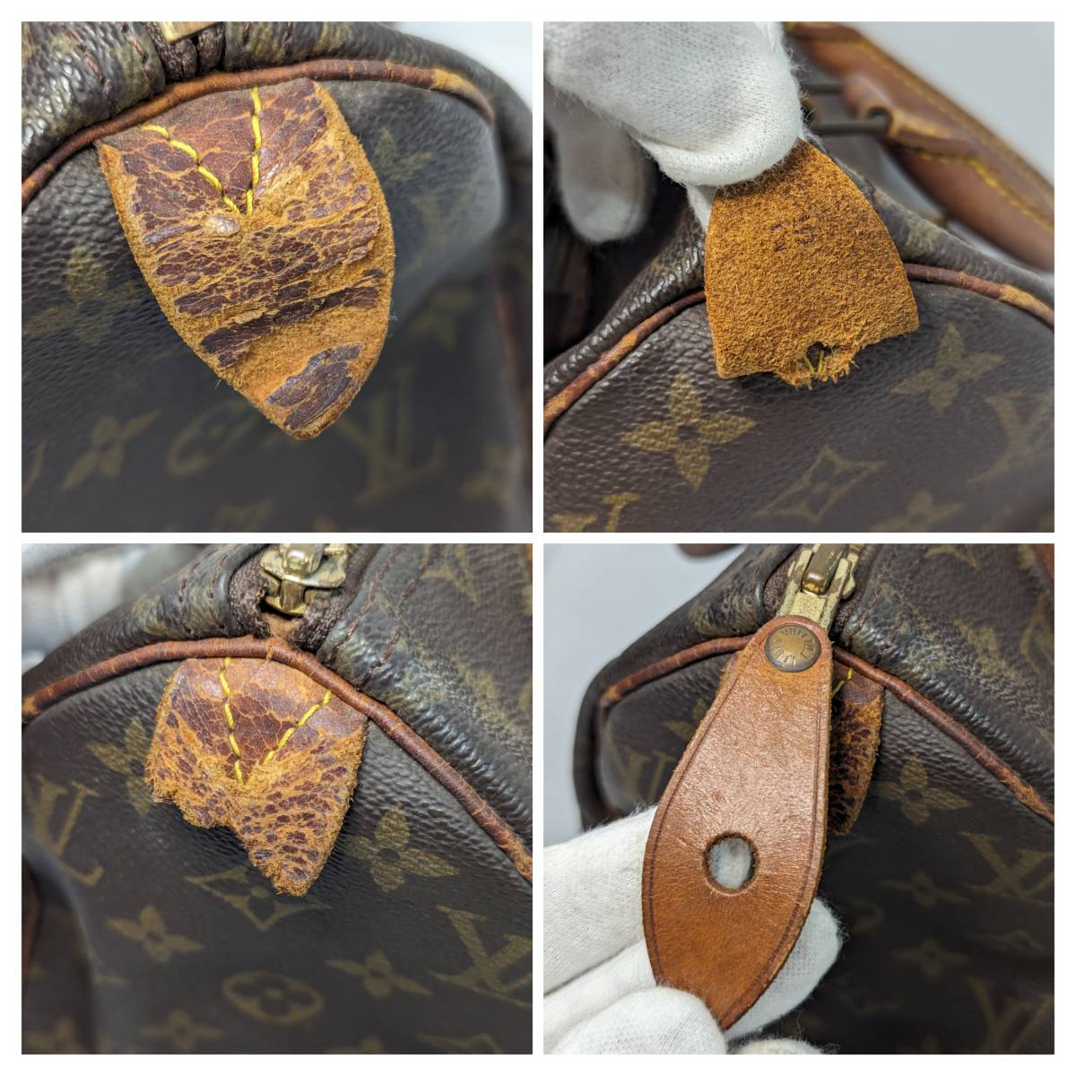 THR-215　LOUIS VUITTON　ルイヴィトン　モノグラム　スピーディ25　M41528　ハンドバッグ　ミニボストン_画像4