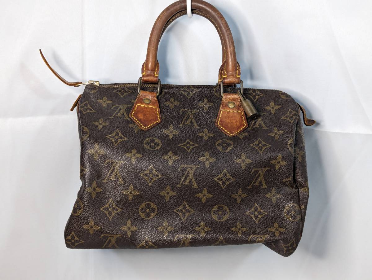 THR-215　LOUIS VUITTON　ルイヴィトン　モノグラム　スピーディ25　M41528　ハンドバッグ　ミニボストン_画像2