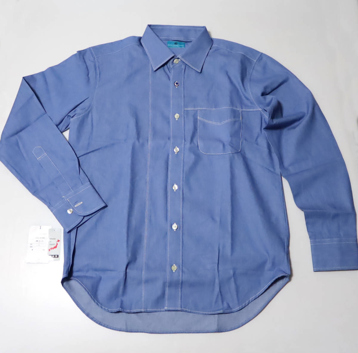 [アローズ] シャツ レギュラーカラー デニムシャツ CQ91-01140/6N637 サックス メンズ L_画像3