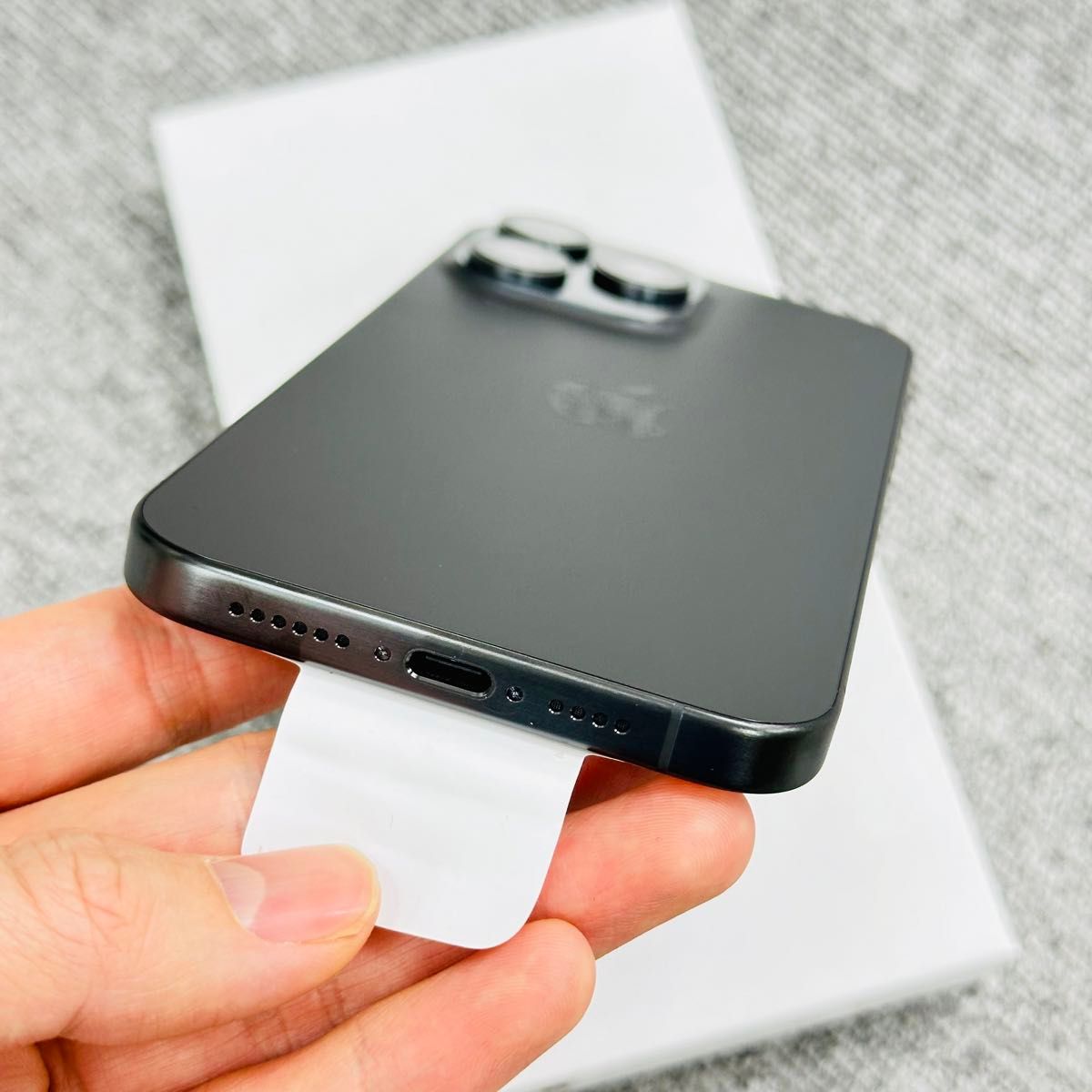 未使用 」Iphone 15 Promax 256GB アメリカ版 Black Titanium 未使用 」Iphone 15 Promax 256GB アメリカ版 Black Titanium