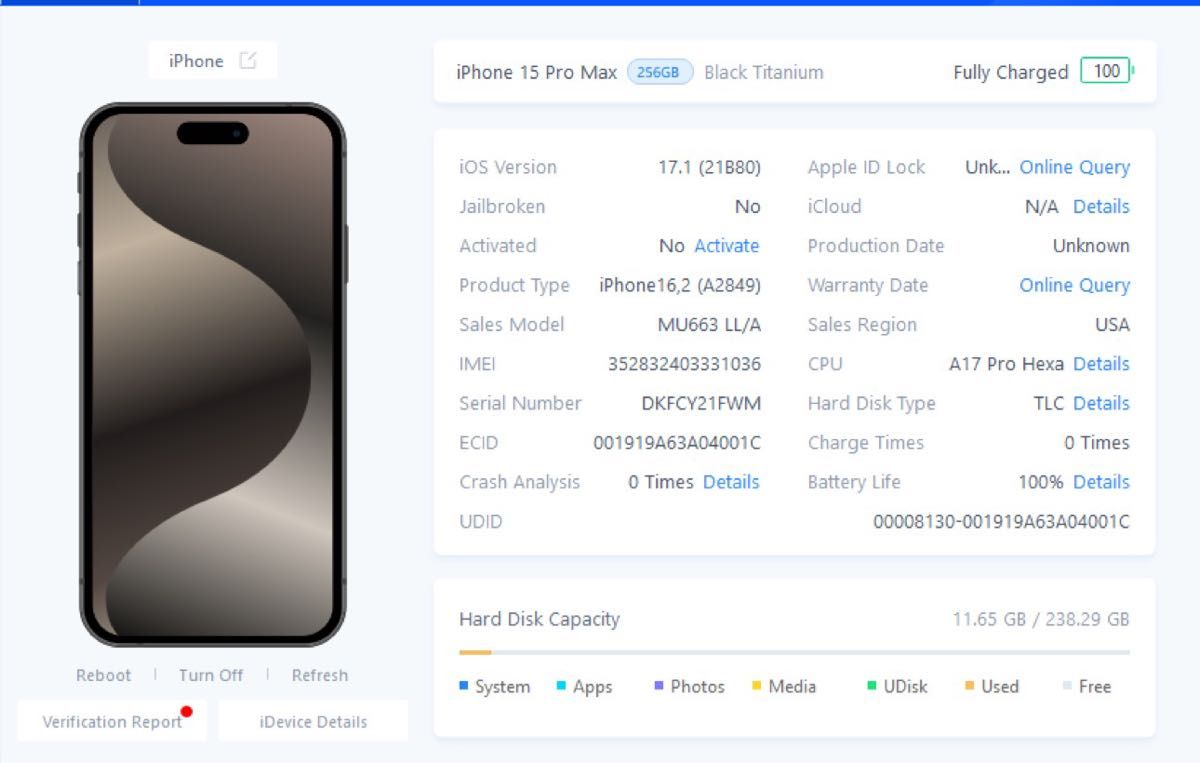 未使用 」Iphone 15 Promax 256GB アメリカ版 Black Titanium 未使用 」Iphone 15 Promax 256GB アメリカ版 Black Titanium