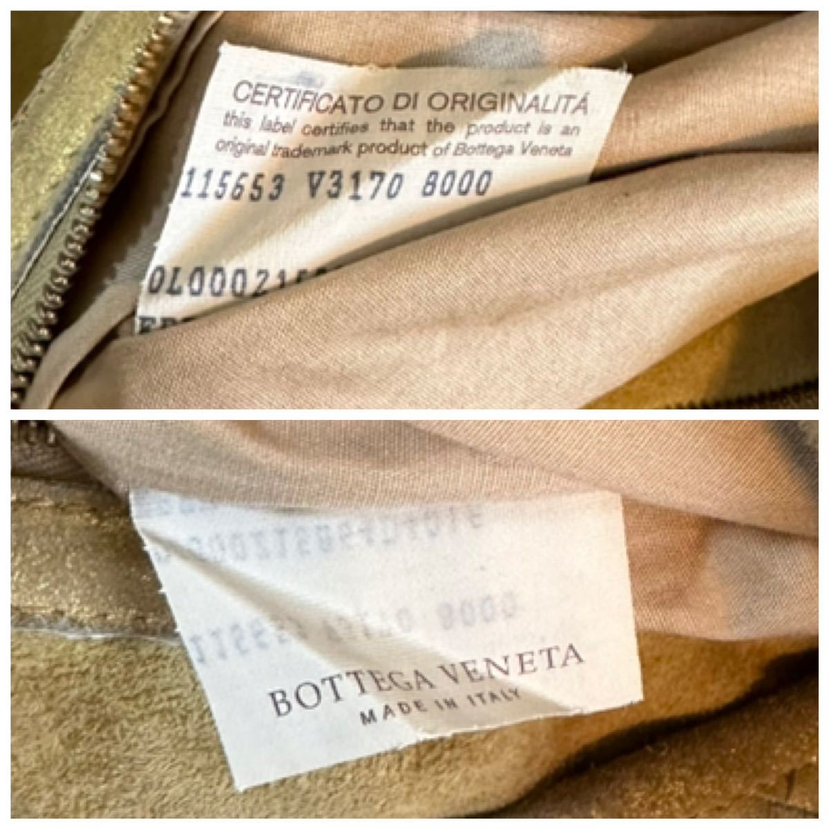 BOTTEGA VENETA ボッテガヴェネタ ハンドバッグ 115653 ミディアムヴェネタ ホーボー_画像10