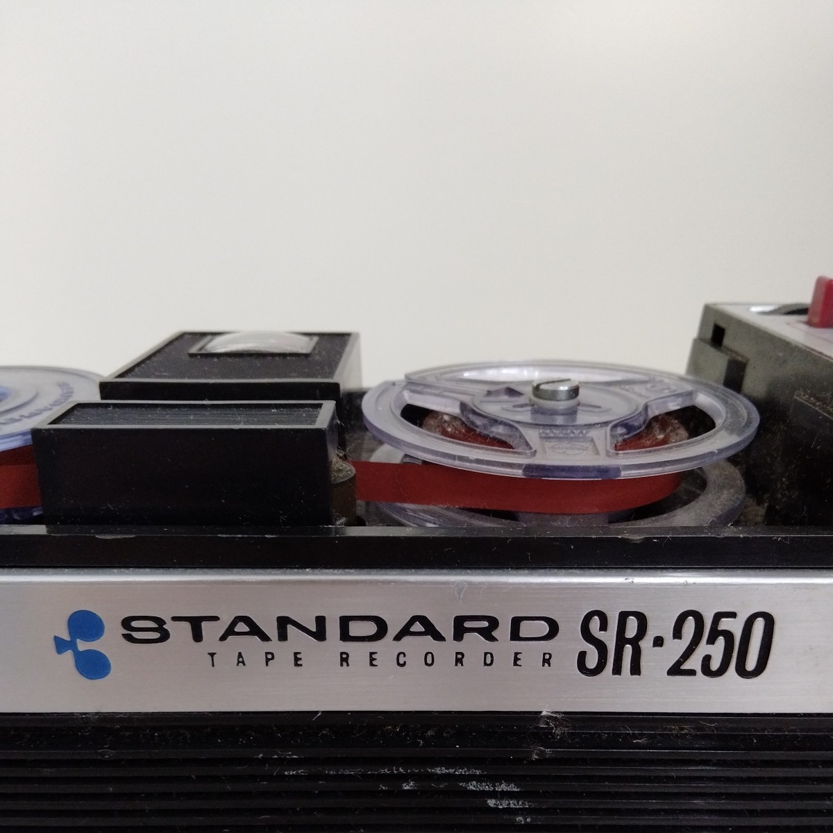 【長期保管】【当時物】【ジャンク品】STANDARD テープレコーダー SR・250の画像9