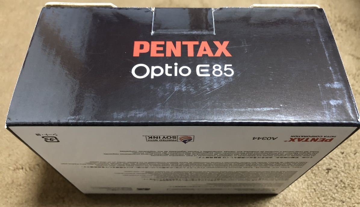 PENTAX Optio E85 ペンタック　オプティオ　シルバー コンパクトデジタルカメラ 新品未使用品_画像5