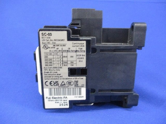 電磁接触器100V SC-03_画像8