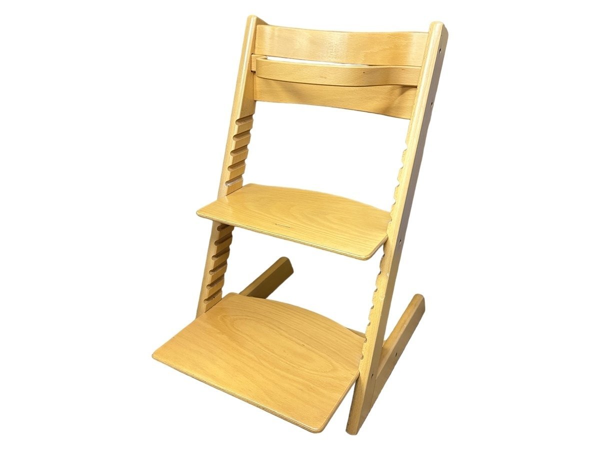 STOKKE TRIPP TRAPP ストッケ トリップ トラップ 椅子 イス 本体 ベビーチェア 子供椅子 ベビー用品 木製 ハイチェア 高品質 店頭引取可_画像2