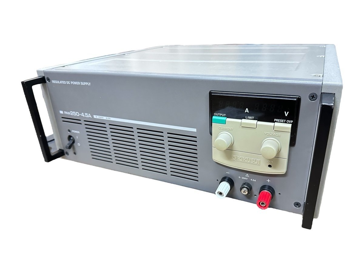 KIKUSUI 菊水 キクスイ 直流安定化電源 PAN250-4.5A 電源機器 本体 高性能 高品質 高信頼性電源の画像2