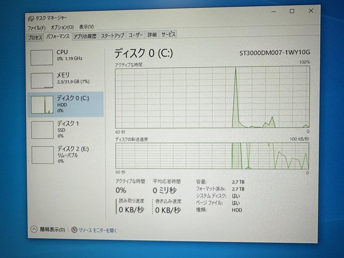 GALLERIA ガレリア デスクトップPC パソコン Core i9-9900K メモリ 32GB ストレージ SSD 500GB HDD 3TB GPU NVIDIA GeForce RTX2080Ti 黒_画像8