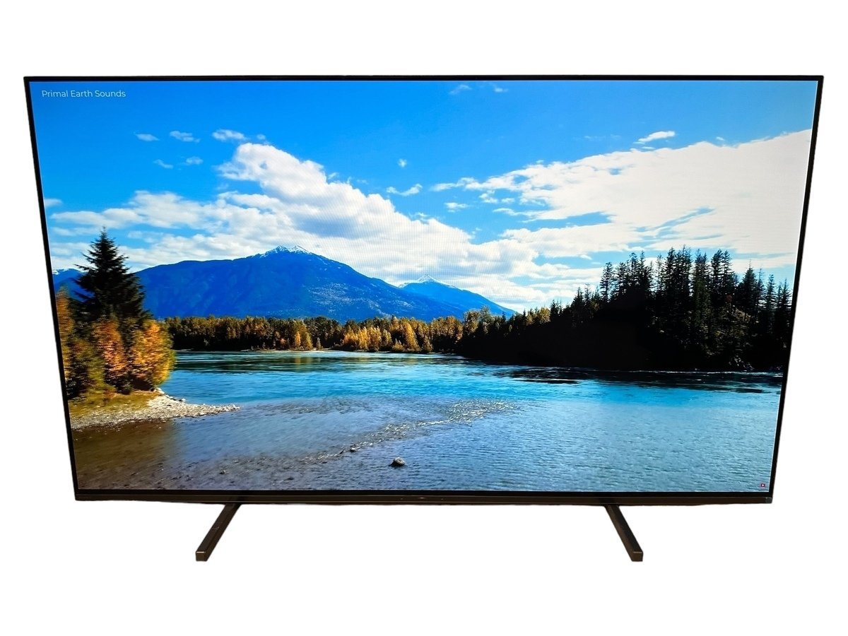 【店頭引取限定】美品 SONY BRAVIA ソニー ブラビア 4K有機ELテレビ XRJ-55A80J 2021年製 55V型 大画面 ネット動画 3チューナー搭載 本体_画像2