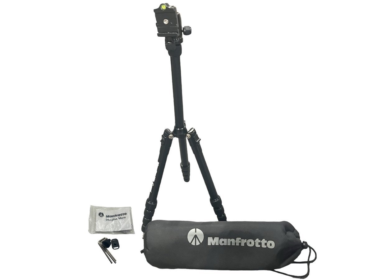 Manfrotto マンフロット MKELES5BK-BH Element トラベル三脚 スモール ブラック 軽量 小型 本体 エレメント 撮影器具 撮影用品 カメラ周辺_画像1