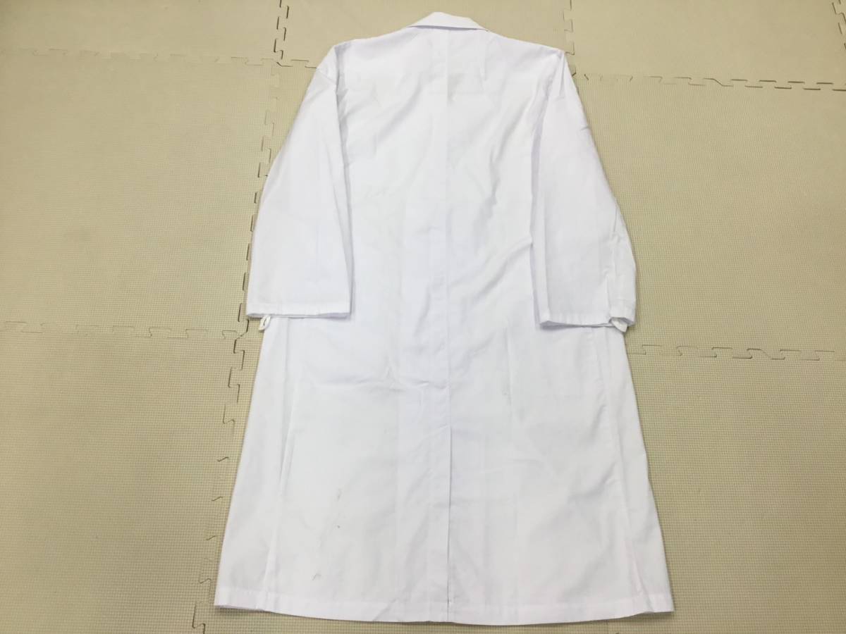 MH-115A used [ man . white garment ] size L/ white / Showa era clothing / long sleeve / man . junior high school student / man . high school student / part ./ science series . industry for / nursing / nursing / cosplay 