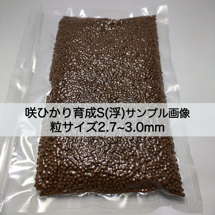 【送料無料】キョーリン 咲ひかり 育成 Sサイズ(浮) 400g (200g×2) 錦鯉・金魚・川魚_画像2