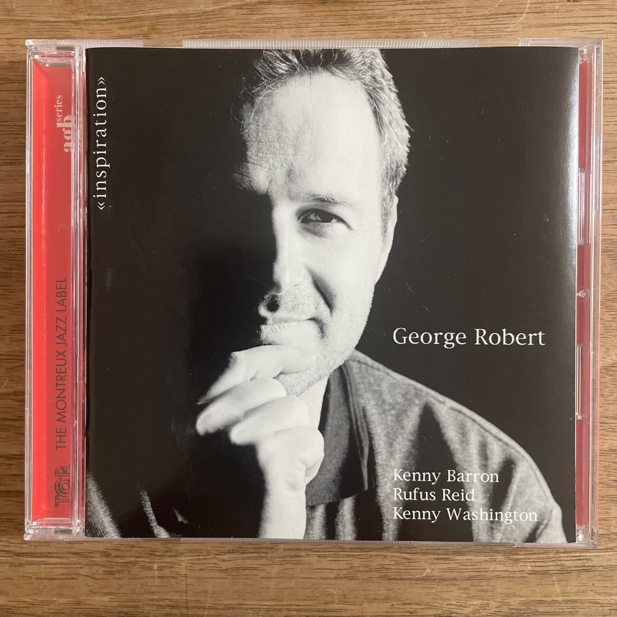 【レア希少廃盤CD】George Robert 「inspiration」スイス盤　TCB RECORDS TCB20852 1999年録音　Kenny Baronトリオ参加　人気盤　廃盤_画像1