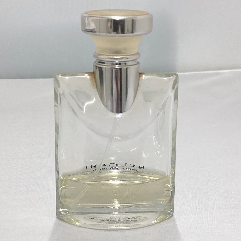 BVLGARI　ブルガリ　pour Homme プールオム　オードトワレ　　香水　50ml　残量3割ほど_画像2