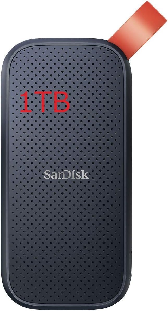 SanDisk SSD 外付け 1TB USB3.2Gen2 読出最大800MB/秒 SDSSDE30-1T00-GH26 ポータブルSSD Win Mac PS4　保証有_画像1