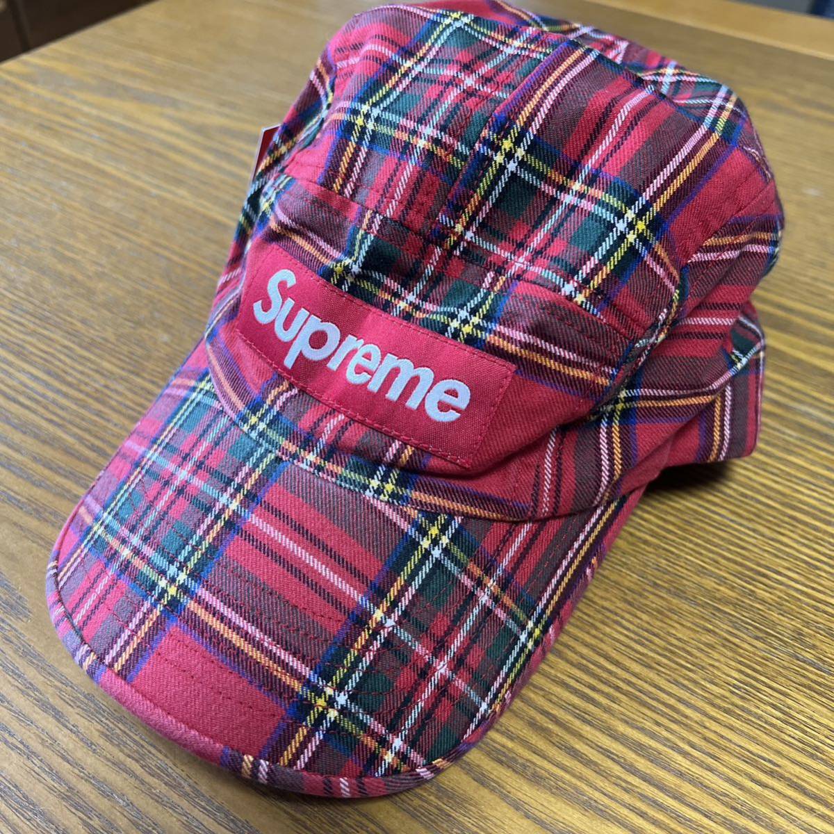 Supreme 20AW Washed Chino Twill Camp Cap シュプリーム キャンプキャップ 赤 チェーン柄