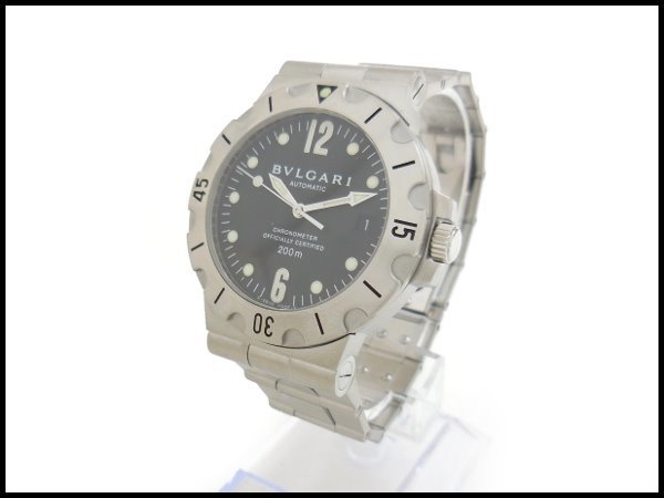 【再入荷！】 BVLGARI ブルガリ ディアゴノ スクーバ SD38S メンズ 腕時計 ディアゴノ